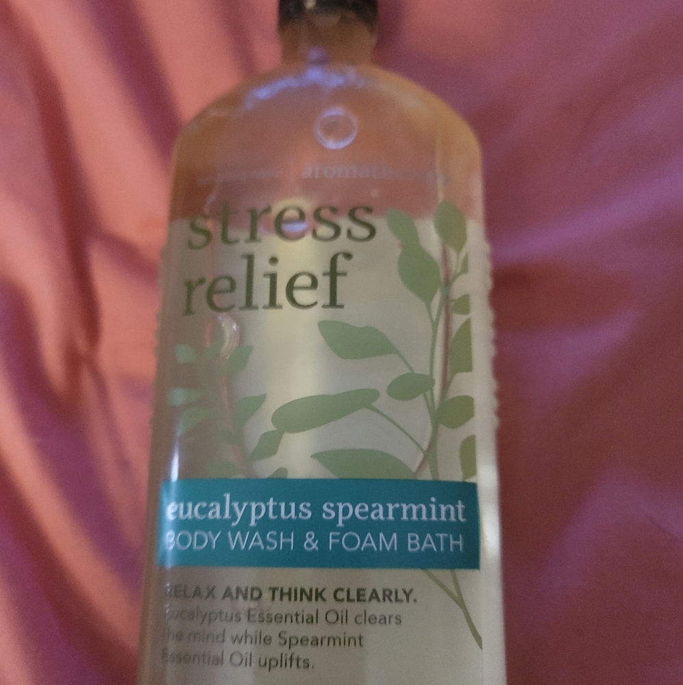BBW- " STRESS RELIEF" : EUCALYPTUS & SPEARMINT BODY WASH & FOAM BATH